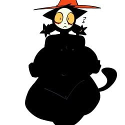 1:1 2026 anthro big_breasts black_ears black_hair black_tail breasts clothing curvy_figure digital_drawing_(artwork) digital_media_(artwork) domestic_cat egg_(xarop77) eyelashes felid feline felis female front_view genitals hair hat headgear headwear hi_res huge_breasts looking_at_viewer mammal mouth_closed navel nude nude_anthro nude_female overweight overweight_anthro overweight_female portrait round_eyes simple_background solo tail three-quarter_portrait voluptuous voluptuous_anthro voluptuous_female vulva white_background wide_hipped_anthro wide_hipped_female wide_hips xarop77 yellow_sclera