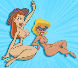 fanart grgdrawings naked_female nipples nsfw nude pool_girls ren_and_stimpy ren_and_stimpy_"adult_party_cartoon"