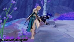 animated doggy_style flins_(genshin_impact) genshin_impact tagme varka_(genshin_impact) video yaoi