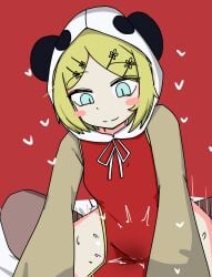 1boy 1girls blonde_hair blue_eyes chinese_clothes female kagamine_rin penetration sex vocaloid voifoooork yi_er_fan_club_(vocaloid)