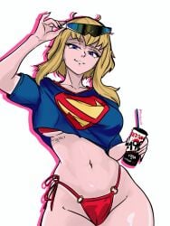 1girls big_breasts bikini breasts female female_focus female_only grand_theft_auto grand_theft_auto_vi gta_vi_cover_girl kara_zor-el light-skinned_female light_skin looking_at_viewer my_adventures_with_superman redpostit solo solo_female supergirl superman_(series) thick_thighs thighs wide_hips