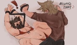 2boys barely_visible_genitalia barely_visible_penis bikini dog_leash eddsworld feminine_male feminization fully_clothed gay gay_sex leash male male/male male_only mutt non-web_source petplay praise srcarkl sweatdrop sweating tagme tom_(eddsworld) tord_(eddsworld) yaoi