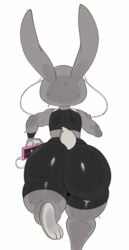 1girls bunny female female_only furry_only hyper hyper_ass jogging run_cycle running thick_ass