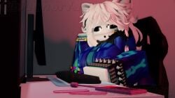 blusherfag cumming female masturbation roblox roblox_avatar robloxian tagme vibrator video