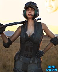1girls 3d blender blender_(software) blue_eyes blue_hair breasts clothed clothed_female clothes clothing daz3d daz_studio dimipron ela_(rainbow_six) female female_only fully_clothed gun light-skinned_female pose posing rainbow_six rainbow_six_siege short_hair solo tom_clancy