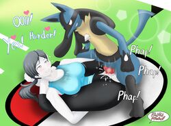 lucario from pokemon by redradrebel