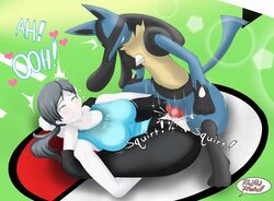 1boy 1girls cum cum_in_pussy cum_inside female female_human femsub human interspecies lucario male/female male_lucario male_pokemon male_pokemon/female_human maledom pokemon pokemon_(species) pokemon_dppt pokephilia pussy redradrebel sex super_smash_bros. tagme wii_fit wii_fit_trainer