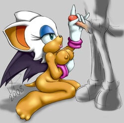 anthro bat breasts female handjob hope(n_forever) huge_eyes male mostly_nude penis rouge_the_bat sega side_view sonic_(series) standing straight tagme toony white_gloves