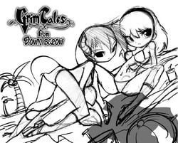 black_and_white bleedman grim_tales_from_down_below mimi_(grim_tales_from_down_below) minimandy