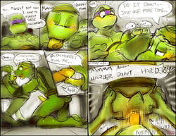 anal anal_sex ass blowjob comic distraction doggy_style donatello donatello_(tmnt) english_text fellatio gay hands incest male male/male male_only michelangelo michelangelo_(tmnt) oral penis rand_(furry_artist) sex teenage_mutant_ninja_turtles thrusting yaoi