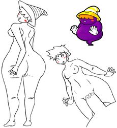 ass big_butt crossover fat_ass marilyn_(mario) mario_(series) monochrome nintendo nipples nude_female obese_female paper_mario penis sakura_kasugano sex shadow_siren straight_hair street_fighter vaginal_penetration vaginal_sex vulva zeeman