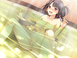 bathtub black_hair breasts catfish devil-seal electric electric_catfish electric_eel electric_shock electricity electro electrostimulation fish forced_orgasm hot_tub kyouen_no_yakata nipples nude nude_female orgasm shock shocked shocking softhouse-seal sparks tougii_miharu variant water