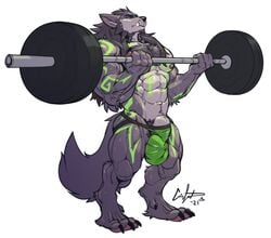 1boy 2021 abs absurd_res animal_genitalia anthro ball_bulge balls barbell beard biceps big_balls big_muscles blizzard_entertainment bodily_fluids body_hair bulge canid canine chest_hair clothing dated exercise facial_hair feniks_felstorm fully_sheathed genitals hair hi_res huge_balls huge_muscles jockstrap long_hair male male_only mammal markings muscular muscular_anthro muscular_male navel nightterror nipples pecs pubes sheath signature simple_background solo standing sweat underwear video_games warcraft weightlifting were werecanid werecanine white_background worgen workout world_of_warcraft