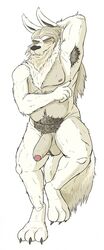 anthro delirost flaccid furry king_altador lupe lupe_(neopets) male male_only neopet_(species) neopets nude standing uncut