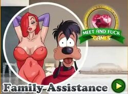 animated anthro armpits crossover daughter disney elbow_gloves goof_troop hair_over_one_eye high_heels huge_ass huge_breasts huge_lips jessica_rabbit lipstick longer_than_4_minutes max_goof meet_'n'_fuck_games meet_and_fuck milf mother nipples no_sound paizuri red_dress red_hair roxanne_(goof_troop) sex tagme video who_framed_roger_rabbit