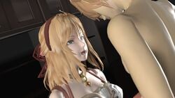 artist_request blonde_female blonde_female/blonde_male blonde_hair fiora_(xenoblade) mmd nintendo shulk_(xenoblade) vaginal_penetration xenoblade_(series) xenoblade_chronicles