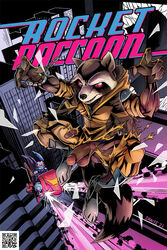 2boys action_pose anthro balls blackjack_o'hare boots city cityscape clothed clothing cover cover_art cover_page draite footwear foreskin gay genitals guardians_of_the_galaxy handcuffs humanoid lagomorph leporid male male_only mammal marvel parody partially_clothed penis pose procyonid public qr_code rabbit raccoon rocket_raccoon shackles spacecraft torn_clothing uncut vehicle yaoi