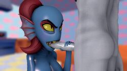 3d asriel_dreemurr big_breasts fellatio huge_cock joom3y oral source_filmmaker undertale undyne