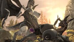 1futa 3d areolae ass bethesda_softworks big_breasts big_penis breasts cleavage diphallia diphallism dragon female futanari holding_leg horns huge_breasts intersex large_breasts legs legs_up multi_genitalia multi_penis nipple_piercing nipples outside penis penis_in_pussy piercing pussy rayhuma scales scalie sex sharp_claws sharp_teeth skyrim sunset tail the_elder_scrolls thick thick_ass thick_thighs thighs thrusting trees vagina vaginal_penetration vaginal_sex watermark wide_hips wings