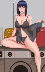 babydoll boruto:_naruto_next_generations hyuuga_hinata lingerie looking_at_viewer naruto naruto_shippuden negligee panties volvenart