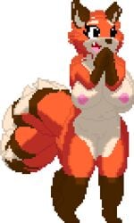 1girls 2017 2d alpha_channel animal animated anthro areolae barefoot biped bouncing bouncing_breasts bouncy breasts brown_body brown_fur canid canine chubby clasped_hands curvy_figure digital_media_(artwork) dipstick_tail erect_nipples excited eyebrows eyelashes feet female female_focus female_only fox fur gappy gif gloves_(marking) hands_together happy huge_breasts jump_cycle jumping leg_markings loop low_res mammal markings multicolored_tail nipples nude nude_female orange_body orange_fur pixel_art red_fox short_playtime simple_background socks_(marking) solo solo_female solo_focus steffanni tailwag thick_thighs transparent_background tsunamidusher video_games white_body white_fur wide_hips