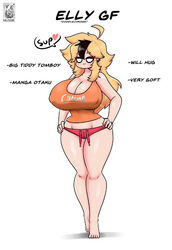 big_breasts female haloowl heart ideal_gf speech_bubble thick_thighs thumbnail tomboy