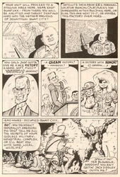 1991 chained chains cherry_poptart cherry_poptart_(comic) clothing colonel colonial comic comic_page crime cum dialogue ejaculation ellie_dee eye_patch general glasses handjob jacking_off larry_welz lola_palooza masturbation no_color page_4 patty_melt president public_masturbation semen straight_hair tagme touching_penis tyrant vice_president war whip whipping