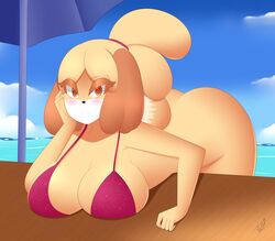 isabelle (animal crossing) from animal crossing by sblueicecream