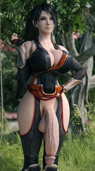 1futa 3d balls belt black_hair breasts casual_exposure casual_nudity cleavage cropped_legs crotchless curvy dead_or_alive elbow_gloves erect_nipples fingerless_gloves flaccid footwear foreskin futa_only futa_sans_pussy futanari grass handwear hanging_penis huge_breasts huge_cock human hyper hyper_balls hyper_penis hyper_testicles intersex large_balls large_testicles lips momiji_(ninja_gaiden) nail_polish ninja ninja_gaiden nipple_bulge nipples penis penis_base penis_out perky_breasts ponytail realistic retracted_foreskin rugged_penis solo solo_futa stevencarson testicles thick_thighs thighhighs tied_hair uncircumcised vambraces veiny_penis wide_hips