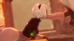 1girls 3d animated ass big_ass big_butt breasts broken_jaw cum cum_in_mouth cum_inside deep_throat deepthroat female horse horse_penis horsecock irrumatio nier:_automata no_sound stomach_bulge thebartender throat_bulge video yorha_2b zoophilia