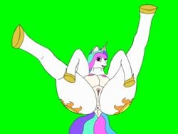 anatomically_correct animal_genitalia animal_pussy anus ass big_crotchboobs crotchboobs equine_pussy female female_only friendship_is_magic my_little_pony princess_celestia_(mlp) pussy solo_female tagme vagina zhoren