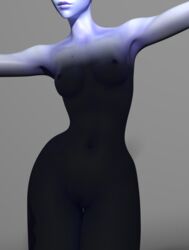 3d blue_body breasts fjvnb nude_female overwatch purple_skin pussy shadow widowmaker