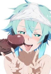 sinon from sword art online by kichiku-sensei