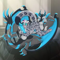 1:1 2024 anthro ass balls bed big_penis blue_penis claws colored digital_drawing_(artwork) digital_media_(artwork) dragon duo erection felid fur furniture furred_dragon furred_scalie genitals hair hi_res holding_another's_penis horn inside knot knotted_penis kwik_(artist) licking licking_lips looking_at_another looking_at_genitalia looking_at_penis lying lying_on_another male male/male mammal markings membrane_(anatomy) membranous_wings mythological_creature mythological_scalie mythology nude on_back on_bed on_bottom on_top oral pantherine pawpads penile penis penis_lick pink_pawpads raised_tail scalie sex shaded short_hair smile snow_leopard spots spotted_body spotted_fur spotted_markings tail teeth tongue tongue_out wings