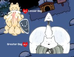 greater dog from undertale by pelnsfw