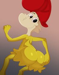 1boy 2019 a_stern_talking_to a_very_good_production absurd_res ass big_ass big_butt clothed clothing dr._seuss dr_seuss femboy green_eggs_and_ham green_eggs_and_ham_(animated_series) gulfstream_pictures headgear headwear hi_res jerseydevil male male_only multicolored_body multicolored_fur netflix sam-i-am touching_ass warner_bros warner_bros._animation warner_brothers who_(species)
