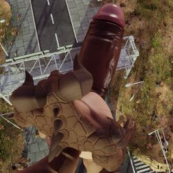 1:1 2026 2_horns 3d_(artwork) abs anthro artist_logo balls bethesda_game_studios biceps big_balls big_muscles big_penis blender_(artwork) brown_body brown_scales bus_stop bus_stop_sign city claws daddyclaw_(vulgarvictor) deathclaw desert digital_media_(artwork) erection fallout fingers foreskin frooberx genitals glans glowing glowing_eyes grass hand_on_hip highway horn huge_balls huge_cock humanoid_genitalia humanoid_penis hyper hyper_balls hyper_genitalia hyper_penis incoming landscape_dwarfing logo looking_pleasured looming looming_over macro macro_focus male microsoft moon muscular muscular_anthro muscular_male nipples nude nude_macro nude_male palm_tree pecs penis pink_glans plant reptile retracted_foreskin road scales scalie sharp_teeth sign solo spikes stop_sign street sun sunny teeth traffic_light tree vulgarvictor_(modeler) watermark widescreen