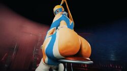 3d animated cellulite rainbow_mika superdougie tagme twerking video