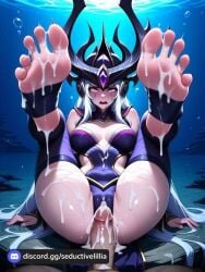 1boy 2girls after_anal after_rape after_sex ai_assisted ai_generated air_bubble barefoot between_toes blush breasts bukkake cleavage clothing_cutout cum cum_in_ass cum_in_mouth cum_in_pussy cum_on_ass cum_on_body cum_on_boy cum_on_breasts cum_on_clothes cum_on_hair cum_on_stomach cum_on_tongue cum_string cumdrip ejaculation excessive_cum facial feet feet_up female foot_focus footjob foreshortening large_breasts lightning long_hair ocean open_mouth penis pool projectile_cum soles splashing spread_toes stirrup_legwear straight suggestive_fluid toe_ring toeless_legwear toenail_polish toenails toes underwater water