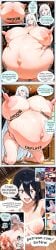 ai_generated artist_sirnrei balls_bigger_than_body balls_expansion bed body_growth_(enlargement) body_modification breast_expansion breast_growth_(enlargement) breasts_bigger_than_body breasts_bigger_than_head breasts_on_floor breasts_resting_on_ground comic futanari gigantic_balls gigantic_breasts gigantic_nipples gigantic_penis ground guild_master heavy_breasts hyper_balls hyper_breasts hyper_nipples hyper_penis immobile immobilization lactation long_nipples mega_lactation multiple_characters nipple_expansion nipple_play penis_bigger_than_body penis_bigger_than_head penis_expansion penis_growth_(enlargement) silvia_(character) stuck veiny_penis