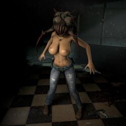 1girls 2026 3d alyx_vance areola areolae big_breasts boots breasts captured captured_female dark_room female female_only full_body half-life_(series) half-life_2 headcrab huge_breasts human mind_break mind_control moyachnik necklace nice_tits nipples sfm solo_female source_filmmaker tagme topless topless_female valve weapon zombie zombie_girl zombification