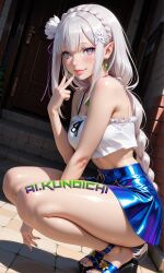 ai_art ai_generated ai_generated_art ai_generated_image aikunoichi anime ass bikini booty bra breasts dynamic_angle dynamic_pose ecchi emilia_(re:zero) gyaru gyaru_gal hentai huge_ass huge_boobs huge_breast lace legs lewd lingerie nsfw pantie panties patreon re:zero_kara_hajimeru_isekai_seikatsu rule34 sexy sexy_body sexy_female sexy_pose sfw solo_female