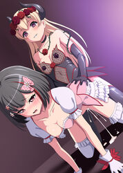 1futa 1girls all_fours areolae ass_grab bang_dream! black_gloves black_legwear blonde_hair blush bow breasts breasts_out clothed_sex collarbone corruption crying cum cum_dripping_out_of_pussy cum_in_pussy doggy_style dress duo elbow_gloves evil evil_smile female fishnet_top fishnets flower flower_on_head frilled_dress frills futa_on_female futa_with_female futanari gloves goth goth_girl gothic_lolita hanging_breasts highres human implied_futanari kneeling latex latex_gloves latex_legwear light_skin lolita_fashion long_hair medium_breasts medium_hair mind_break mitake_ran multiple_girls nipples no_panties one_breast_out open_mouth overflow pale_skin pasties pink_bow pink_dress plant rape rose sakamata_(sakamata4) sex sex_from_behind shiny shiny_clothes shiny_skin shirasagi_chisato sideboob simple_background smile symbol-shaped_pupils tears thighs thorns torn_clothes torn_dress vaginal_penetration vines white_gloves white_legwear