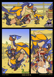 2d 3_panel_comic akabur ashelin_praxis color comic flut_flut jak_and_daxter nipples page_4 page_number part_1 sand