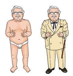 colonel_sanders kfc male_only mascot