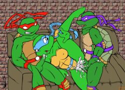 2boys anthro cum donatello female indoors male ninja_turtles:_the_next_mutation penis ramires raphael sex straight tagme teenage_mutant_ninja_turtles turtle venus_de_milo