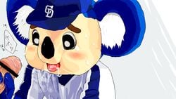 baseball censored chunichi_dragons doala male_only mascot