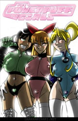 3girls blossom_(powerpuff_girls) bubbles_(powerpuff_girls) buttercup_(powerpuff_girls) darkkaminari female female_only multiple_girls powerpuff_girls sisters straight_hair