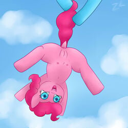 2012 anus blue_eyes blue_fur cute equine female feral friendship_is_magic hair horse my_little_pony nipples pegasus pink_fur pink_hair pinkie_pie_(mlp) pony pussy rainbow_dash_(mlp) wings zekromlover