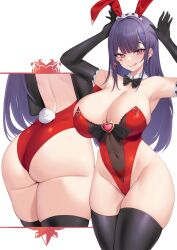 1girls absurd_res akuma_nihmune ass big_breasts breasts bunny_ears bunny_girl bunnysuit dat_ass female hi_res hips hourglass_figure huge_ass huge_breasts indie_virtual_youtuber kuavera light-skinned_female light_skin long_hair naughty_face pale-skinned_female purple_hair red_eyes smile succubus thick_thighs thighs virtual_youtuber wide_hips